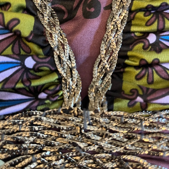 Sky silk mini with beautiful chain detail. NWT - Picture 2 of 9